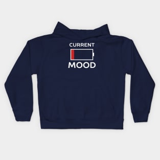 Current Mood Low Battery Kids Hoodie